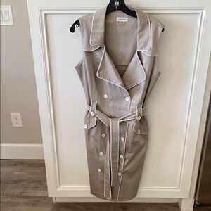 Calvin Klein trench style dress size 14